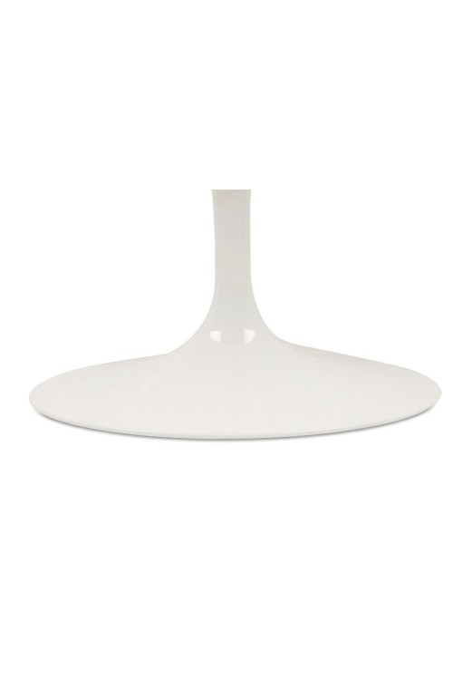 Stół TULIP ELLIPSE 200 biały - MDF,       metal