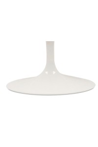Stół TULIP ELLIPSE 200 biały - MDF,       metal