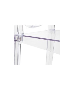 Krzesło barowe VICTORIA 65 cm transparentne
