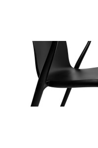 Krzesło SPARKS czarne - polipropylen