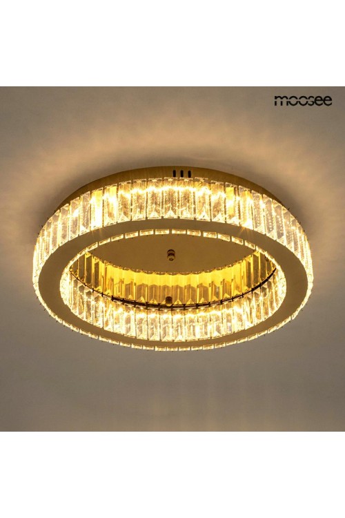 MOOSEE lampa sufitowa / plafon BORRA  złota