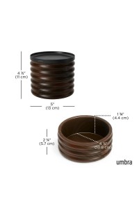 UMBRA organizer na biżuterię TESORA       czarny / brązowy