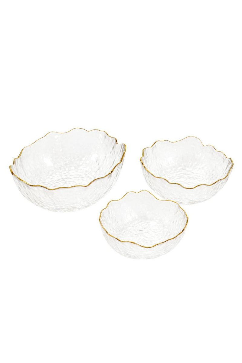 Zestaw 3 mis SHP BOWLS transparentny
