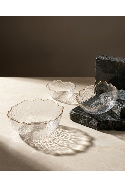 Zestaw 3 mis SHP BOWLS transparentny