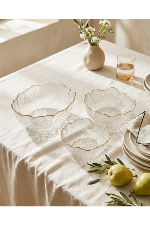 Zestaw 3 mis SHP BOWLS transparentny