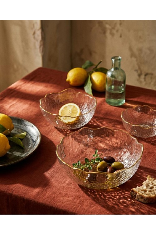 Zestaw 3 mis SHP BOWLS transparentny