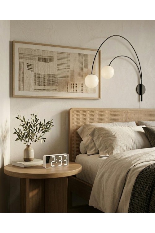 Zegar lustrzany LED SHP MIRROR