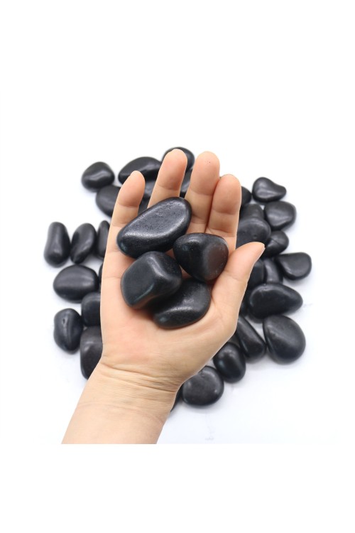 Kamień OTOCZAK 2-3 cm 200 kg polerowany   czarny
