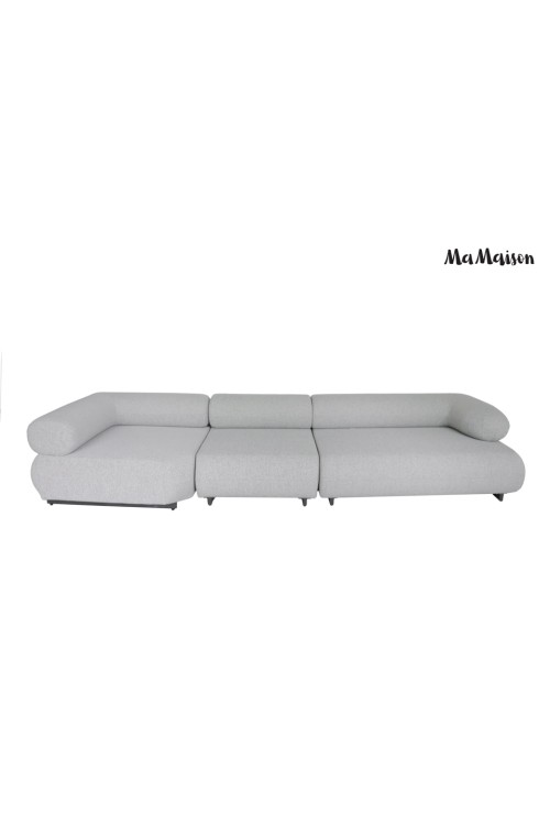MaMaison sofa ogrodowa ALEXANDER szara    (poduszki i pokrowiec w zestawie)