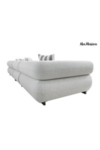 MaMaison sofa ogrodowa ALEXANDER szara    (poduszki i pokrowiec w zestawie)