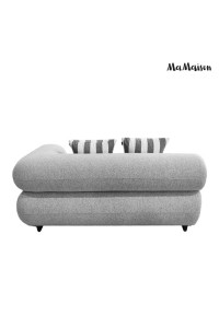 MaMaison sofa ogrodowa ALEXANDER szara    (poduszki i pokrowiec w zestawie)