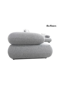 MaMaison sofa narożna ogrodowa ALEXANDER  4 szara (poduszki i pokrowiec w zestawie)