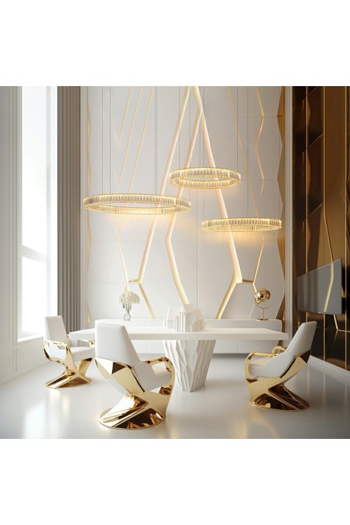MOOSEE lampa wisząca LIBERTY 3B złota