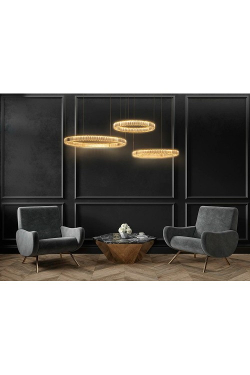 MOOSEE lampa wisząca LIBERTY 3B złota
