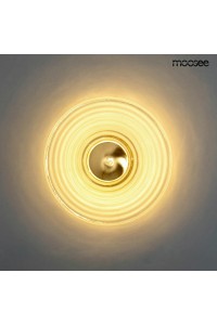 MOOSEE lampa ścienna ONDA złota