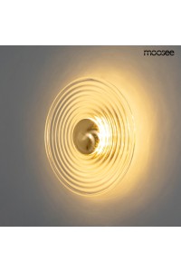 MOOSEE lampa ścienna ONDA złota