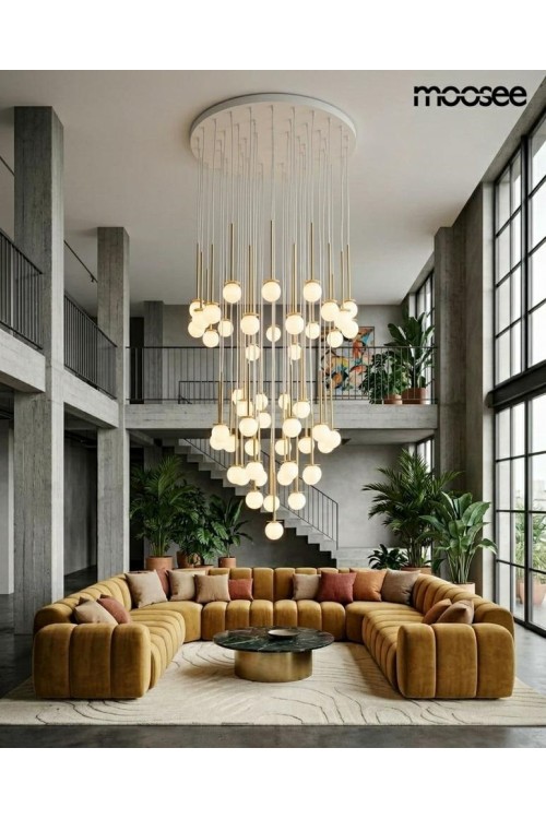 MOOSEE lampa wisząca CANNON DISC 50       złota