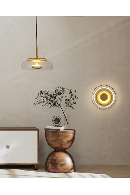 MOOSEE lampa wisząca EDEN złota