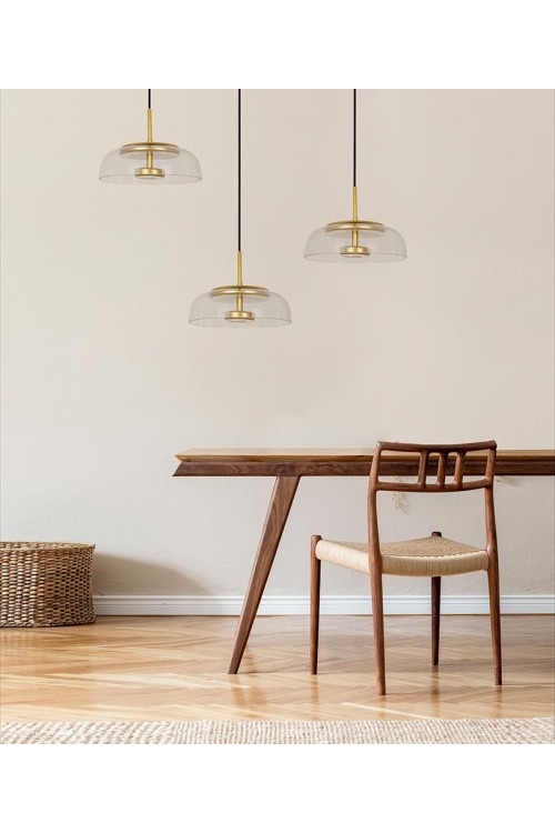 MOOSEE lampa wisząca EDEN złota