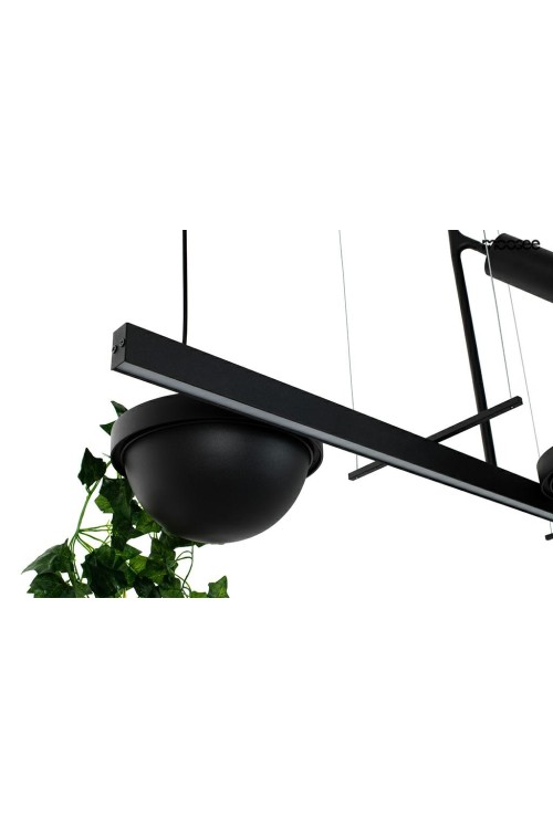 MOOSEE lampa wisząca PLANT LINE czarna