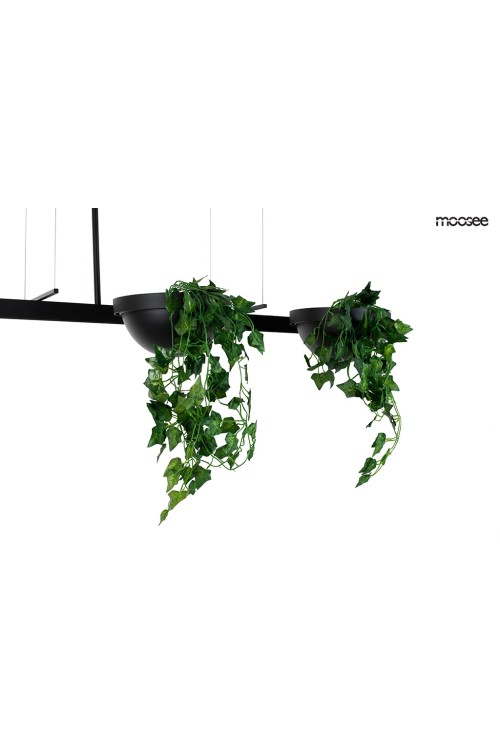 MOOSEE lampa wisząca PLANT LINE czarna