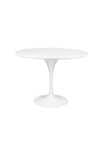 Stół TULIP PREMIUM 100 biały  - MDF, metal