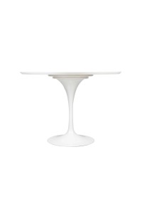 Stół TULIP PREMIUM 100 biały  - MDF, metal