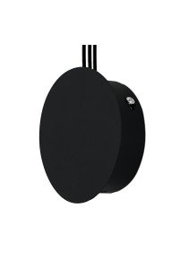 MOOSEE lampa ścienna FLUSSO WALL 3        czarna