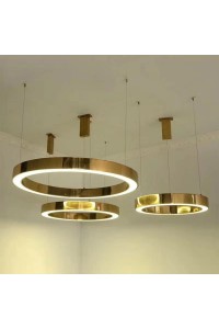 MOOSEE lampa wisząca RING 80 złota