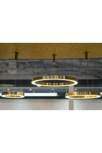 MOOSEE lampa wisząca RING 80 złota
