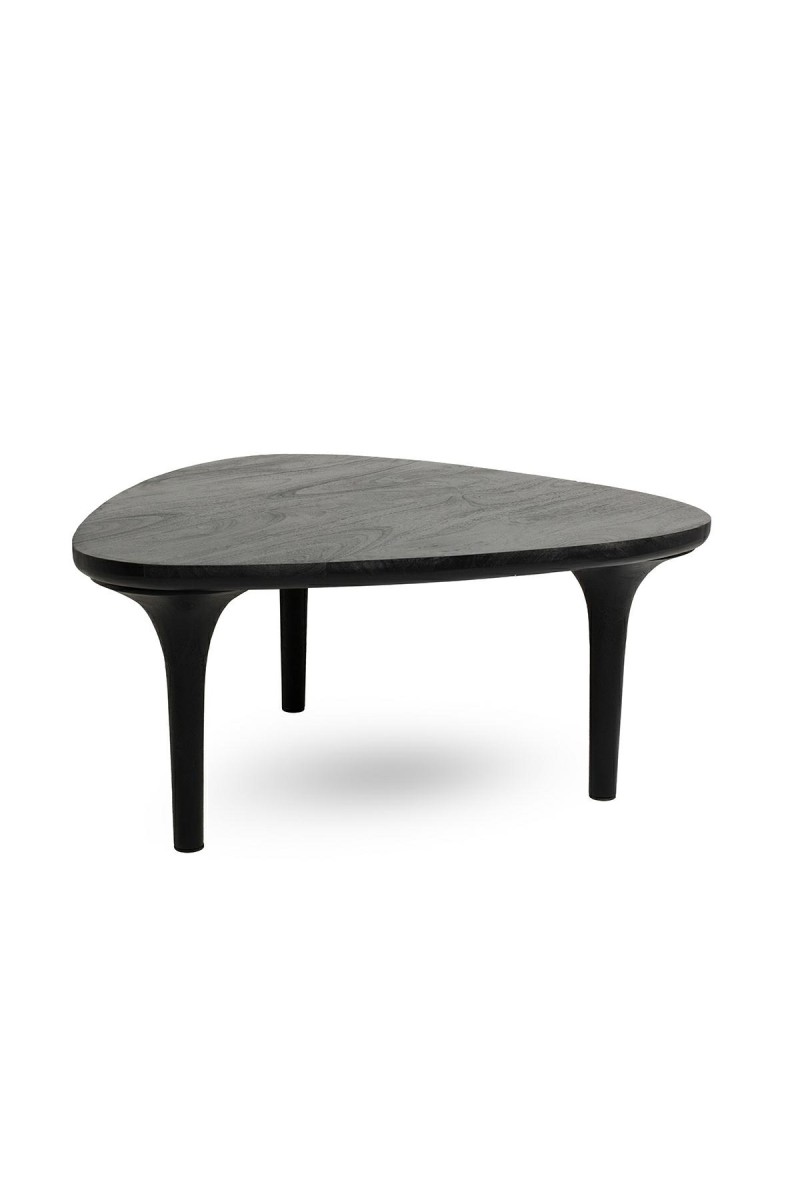 MaMaison stolik kawowy LAMINAR 86 czarny  / drewno