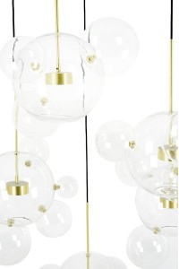 MOOSEE Lampa wisząca CAPRI DISC 5 złota