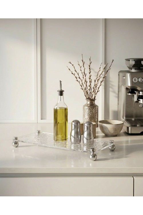 Taca dekoracyjna SHP RESIDENCE            transparentna