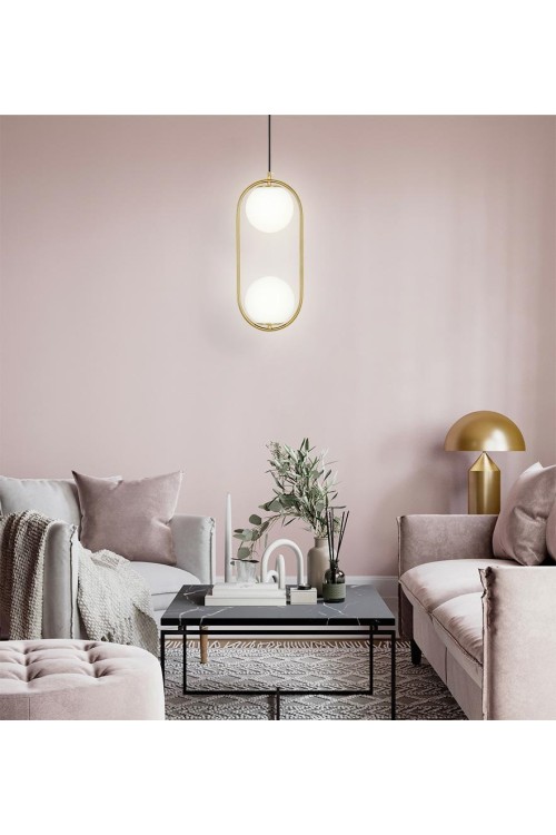 MOOSEE lampa wisząca AURELIA TWIN złota