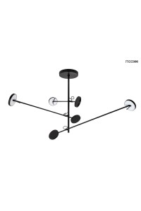 MOOSEE lampa wisząca BOBBIE 3 czarna