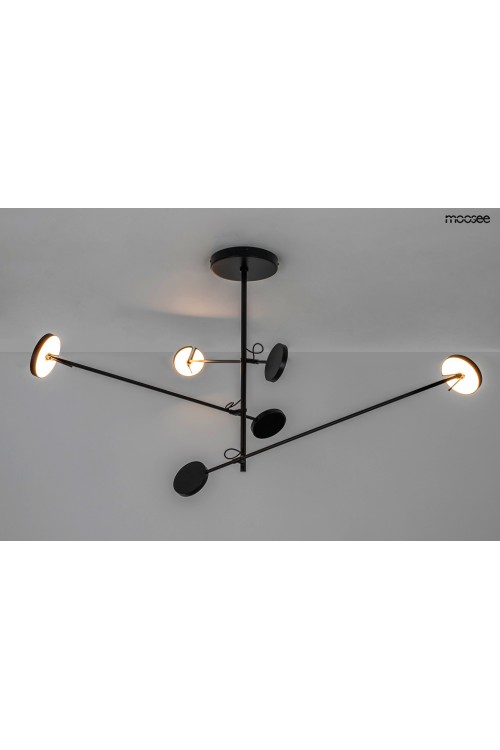 MOOSEE lampa wisząca BOBBIE 3 czarna