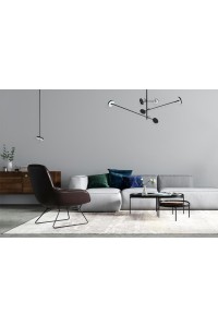 MOOSEE lampa wisząca BOBBIE 3 czarna