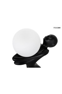 MOOSEE lampa podłogowa HUMAN MOON - włókno szklane, szkło