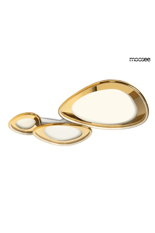 MOOSEE lampa sufitowa / plafon CELL 3     złota