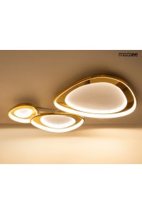 MOOSEE lampa sufitowa / plafon CELL 3     złota