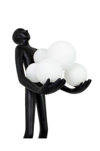 MOOSEE lampa stołowa HUMAN PREMIUM        czarna