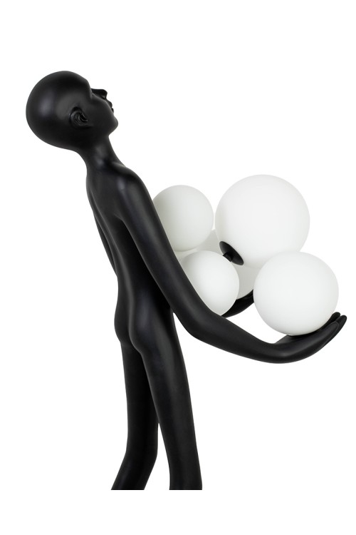 MOOSEE lampa stołowa HUMAN PREMIUM        czarna