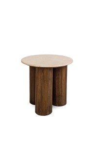 MaMaison stolik RAGNO 50 marmur / drewno