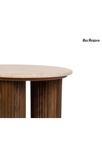MaMaison stolik RAGNO 50 marmur / drewno
