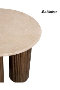 MaMaison stolik RAGNO 50 marmur / drewno
