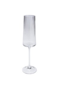 KARE komplet 4 kieliszków do szampana     RIFFLE 215 ml