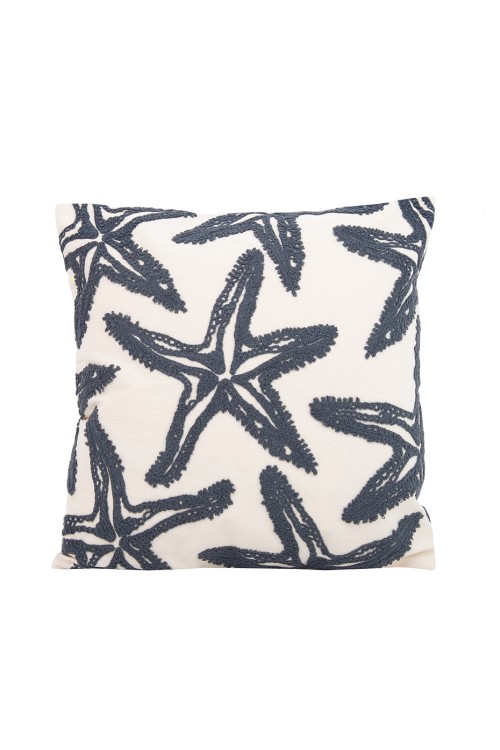 Poduszka dekoracyjna SHP STARFISH 45x45   beżowa / szara