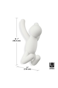 UMBRA wieszak ścienny BUDDY biały