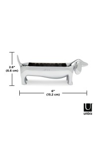 UMBRA stojak na pierścionki DACHSIE chromowany