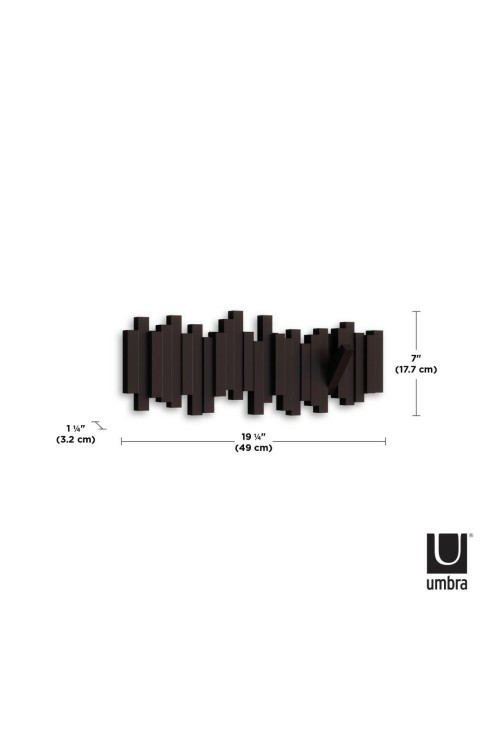 UMBRA wieszak na ubrania STICKS 5         espresso
